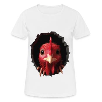 Truthahn - Frauen T-Shirt atmungsaktiv - Weiß - Vorne - AI Model Female 172 dark (172cm)
