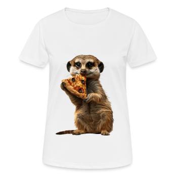 Suricate - T-shirt respirant Femme - blanc - Devant - AI Model Female 172 dark (172cm)