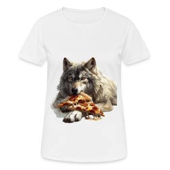 Wolf - Women's Breathable T-Shirt - white - Front - AI Model Female 172 dark (172cm)