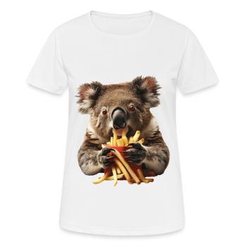 Koala - Women's Breathable T-Shirt - white - Front - AI Model Female 172 dark (172cm)
