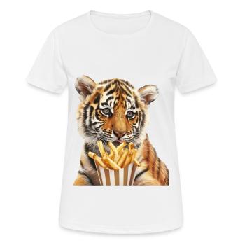 Tiger - Women's Breathable T-Shirt - white - Front - AI Model Female 172 dark (172cm)