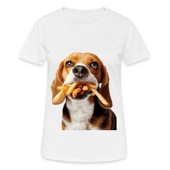 Beagle - Women's Breathable T-Shirt - white - Front - AI Model Female 172 dark (172cm)