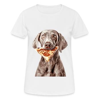 Weimaraner - Frauen T-Shirt atmungsaktiv - Weiß - Vorne - AI Model Female 172 dark (172cm)