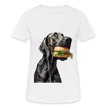 Great Dane - Women's Breathable T-Shirt - white - Front - AI Model Female 172 dark (172cm)