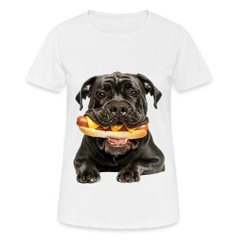 Cane Corso - Frauen T-Shirt atmungsaktiv - Weiß - Vorne - AI Model Female 172 dark (172cm)
