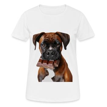 Boxer - Women's Breathable T-Shirt - white - Front - AI Model Female 172 dark (172cm)