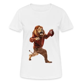 Lions Football - T-shirt respirant Femme - blanc - Devant - AI Model Female 172 dark (172cm)