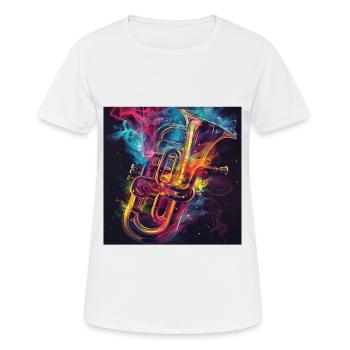 Tuba - Women's Breathable T-Shirt - white - Front - AI Model Female 172 dark (172cm)