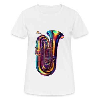 Tuba - Women's Breathable T-Shirt - white - Front - AI Model Female 172 dark (172cm)