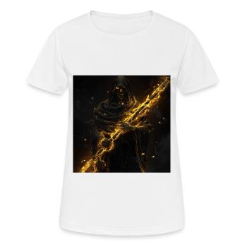 Querflöte - Frauen T-Shirt atmungsaktiv - Weiß - Vorne - AI Model Female 172 dark (172cm)