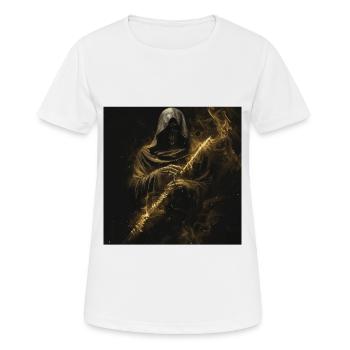 Querflöte - Frauen T-Shirt atmungsaktiv - Weiß - Vorne - AI Model Female 172 dark (172cm)