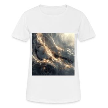 Banjo - Frauen T-Shirt atmungsaktiv - Weiß - Vorne - AI Model Female 172 dark (172cm)