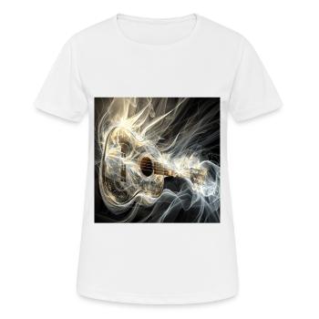 Ukulele - Frauen T-Shirt atmungsaktiv - Weiß - Vorne - AI Model Female 172 dark (172cm)