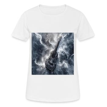 Ukulele - Frauen T-Shirt atmungsaktiv - Weiß - Vorne - AI Model Female 172 dark (172cm)