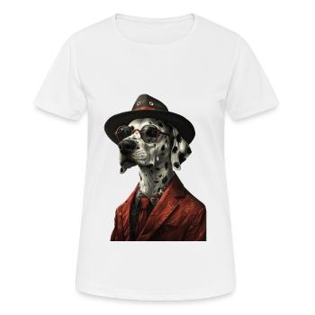 Dalmatiner - Frauen T-Shirt atmungsaktiv - Weiß - Vorne - AI Model Female 172 dark (172cm)