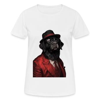 Neufundland - Frauen T-Shirt atmungsaktiv - Weiß - Vorne - AI Model Female 172 dark (172cm)