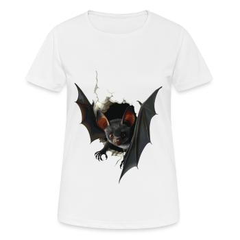Schläger - Frauen T-Shirt atmungsaktiv - Weiß - Vorne - AI Model Female 172 dark (172cm)