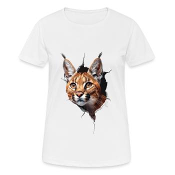 Karakal - Frauen T-Shirt atmungsaktiv - Weiß - Vorne - AI Model Female 172 dark (172cm)