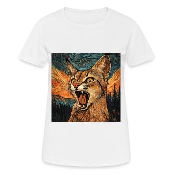 Karakal - Frauen T-Shirt atmungsaktiv - Weiß - Vorne - AI Model Female 172 dark (172cm)