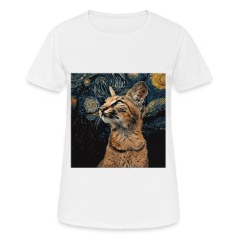 Karakal - Frauen T-Shirt atmungsaktiv - Weiß - Vorne - AI Model Female 172 dark (172cm)