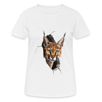 Karakal - Frauen T-Shirt atmungsaktiv - Weiß - Vorne - AI Model Female 172 dark (172cm)