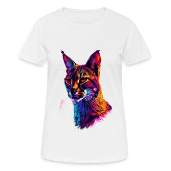 Karakal - Frauen T-Shirt atmungsaktiv - Weiß - Vorne - AI Model Female 172 dark (172cm)
