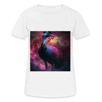 Kasuar - Frauen T-Shirt atmungsaktiv - Weiß - Vorne - AI Model Female 172 dark (172cm)