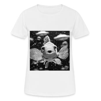 Clownfisch - Frauen T-Shirt atmungsaktiv - Weiß - Vorne - AI Model Female 172 dark (172cm)