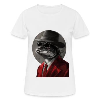 Tarpon - Frauen T-Shirt atmungsaktiv - Weiß - Vorne - AI Model Female 172 dark (172cm)