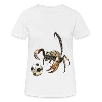 Skorpion - Frauen T-Shirt atmungsaktiv - Weiß - Vorne - AI Model Female 172 dark (172cm)