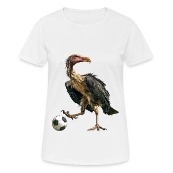 Geier - Frauen T-Shirt atmungsaktiv - Weiß - Vorne - AI Model Female 172 dark (172cm)