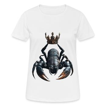 Skorpion - Frauen T-Shirt atmungsaktiv - Weiß - Vorne - AI Model Female 172 dark (172cm)
