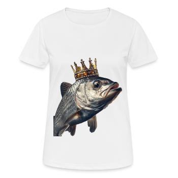 Tarpon - Frauen T-Shirt atmungsaktiv - Weiß - Vorne - AI Model Female 172 dark (172cm)
