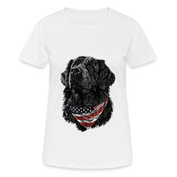 Neufundland - Frauen T-Shirt atmungsaktiv - Weiß - Vorne - AI Model Female 172 dark (172cm)