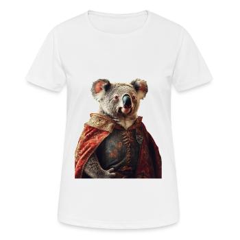 Koala - Frauen T-Shirt atmungsaktiv - Weiß - Vorne - AI Model Female 172 dark (172cm)