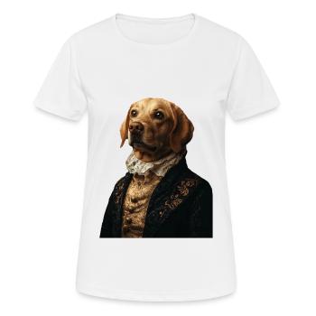 Labrador Retriever - Frauen T-Shirt atmungsaktiv - Weiß - Vorne - AI Model Female 172 dark (172cm)