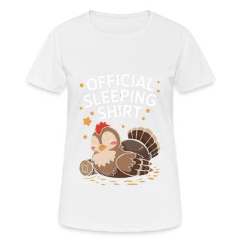 Auerhahn - Frauen T-Shirt atmungsaktiv - Weiß - Vorne - AI Model Female 172 dark (172cm)