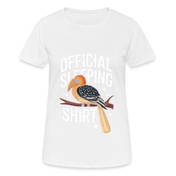 Nashornvogel - Frauen T-Shirt atmungsaktiv - Weiß - Vorne - AI Model Female 172 dark (172cm)