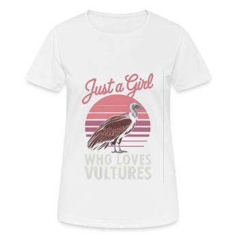 Geier - Frauen T-Shirt atmungsaktiv - Weiß - Vorne - AI Model Female 172 dark (172cm)