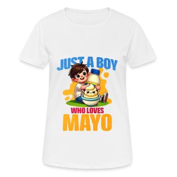 Mayonnaise - Frauen T-Shirt atmungsaktiv - Weiß - Vorne - AI Model Female 172 dark (172cm)