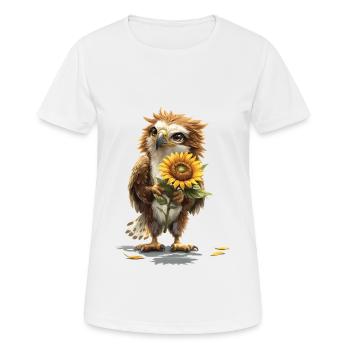 Meerschweinchen - Frauen T-Shirt atmungsaktiv - Weiß - Vorne - AI Model Female 172 dark (172cm)