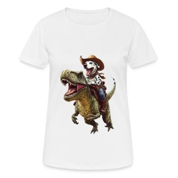 Dalmatiner - Frauen T-Shirt atmungsaktiv - Weiß - Vorne - AI Model Female 172 dark (172cm)