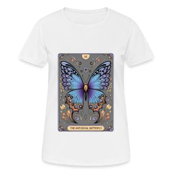 Tarotkarte - Frauen T-Shirt atmungsaktiv - Weiß - Vorne - AI Model Female 172 dark (172cm)