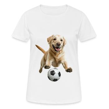 Labrador Retriever - Frauen T-Shirt atmungsaktiv - Weiß - Vorne - AI Model Female 172 dark (172cm)