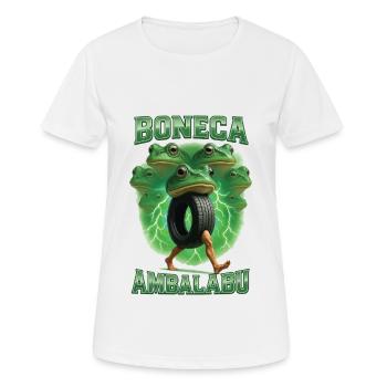 Frosch - Frauen T-Shirt atmungsaktiv - Weiß - Vorne - AI Model Female 172 dark (172cm)
