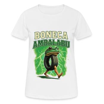 Frosch - Frauen T-Shirt atmungsaktiv - Weiß - Vorne - AI Model Female 172 dark (172cm)