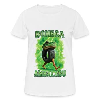 Frosch - Frauen T-Shirt atmungsaktiv - Weiß - Vorne - AI Model Female 172 dark (172cm)