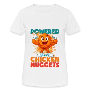 Chicken Nugget - Women's Breathable T-Shirt - white - Front - AI Model Female 172 dark (172cm)