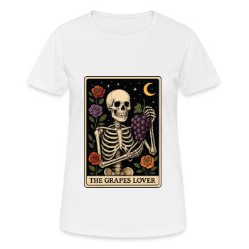 Traube Tarot - Frauen T-Shirt atmungsaktiv - Weiß - Vorne - AI Model Female 172 dark (172cm)