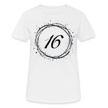 16 - T-shirt respirant Femme - blanc - Devant - AI Model Female 172 dark (172cm)